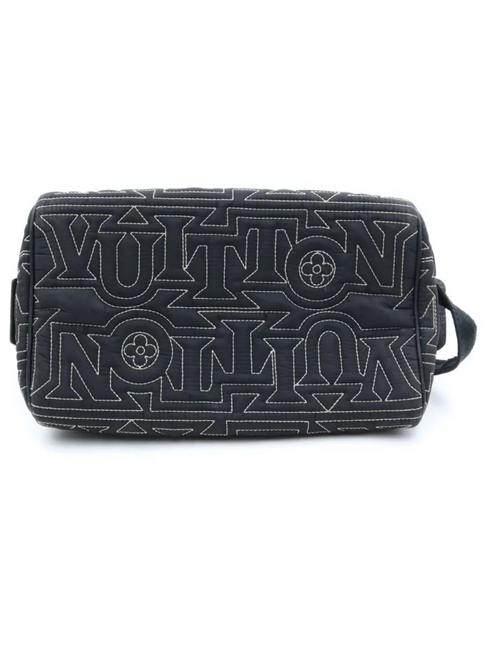 Louis Vuitton Dopkit Snow Clutch Black Nylon